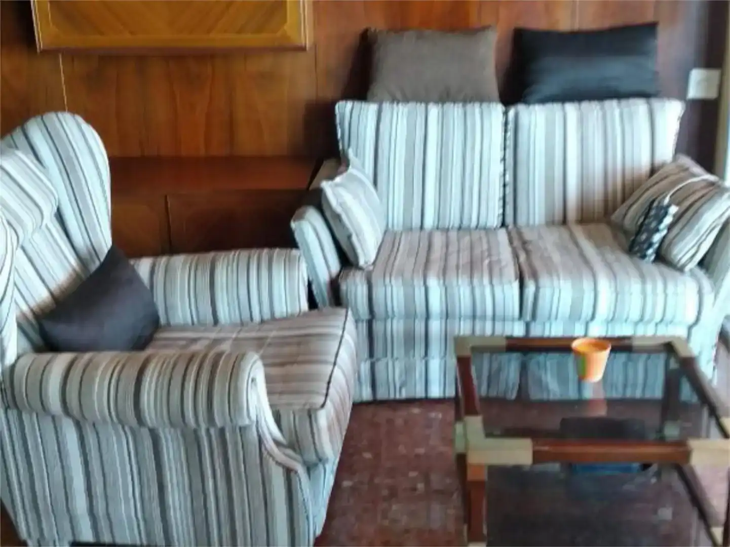 Wohnzimmer von Wohnung zur Miete in  Valencia Capital mit Klimaanlage, Schwimmbad und Balkon