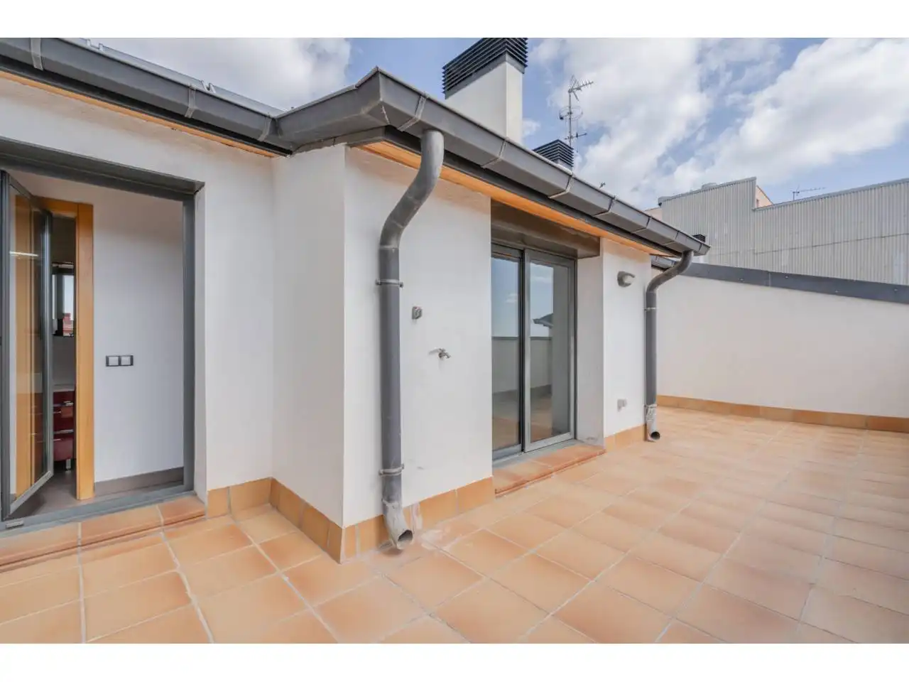 Balcony of Duplexes for sale in Terrassa  with Air Conditioner, Heating and Terrace
