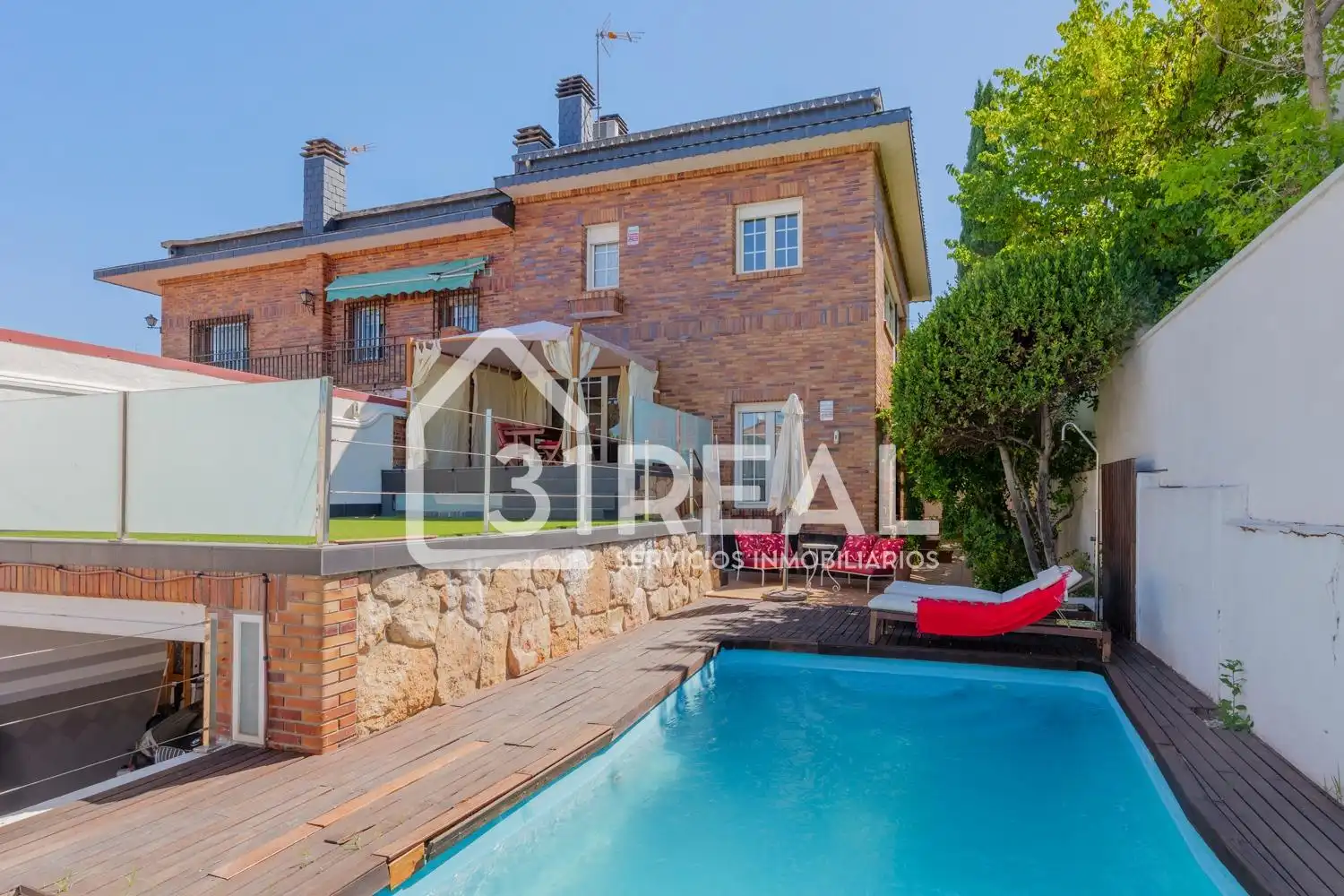 Jardín de Casa o chalet en venta en Madrid con Aire acondicionado, Calefacción y Jardín privado
