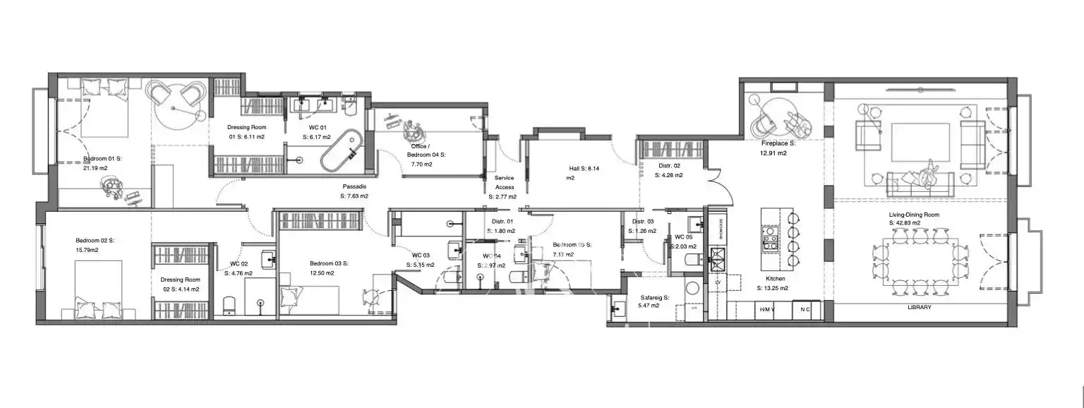 Appartement avec ascenseur à vendre à Sarrià - Sant Gervasi, imagen 48