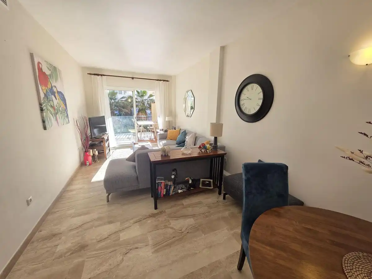 Wohnzimmer von Wohnungen zum Verkauf in Mijas mit Klimaanlage, Heizung und Terrasse