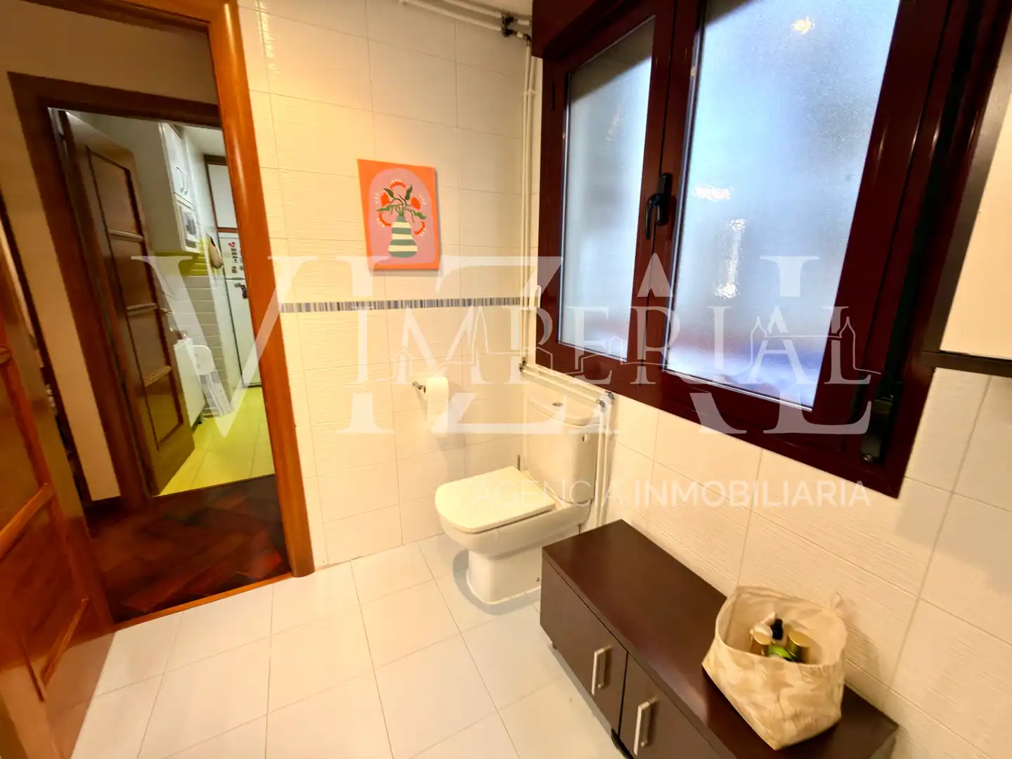 Baño de Apartamento en venta en Toledo con Calefacción, Parquet y Trastero