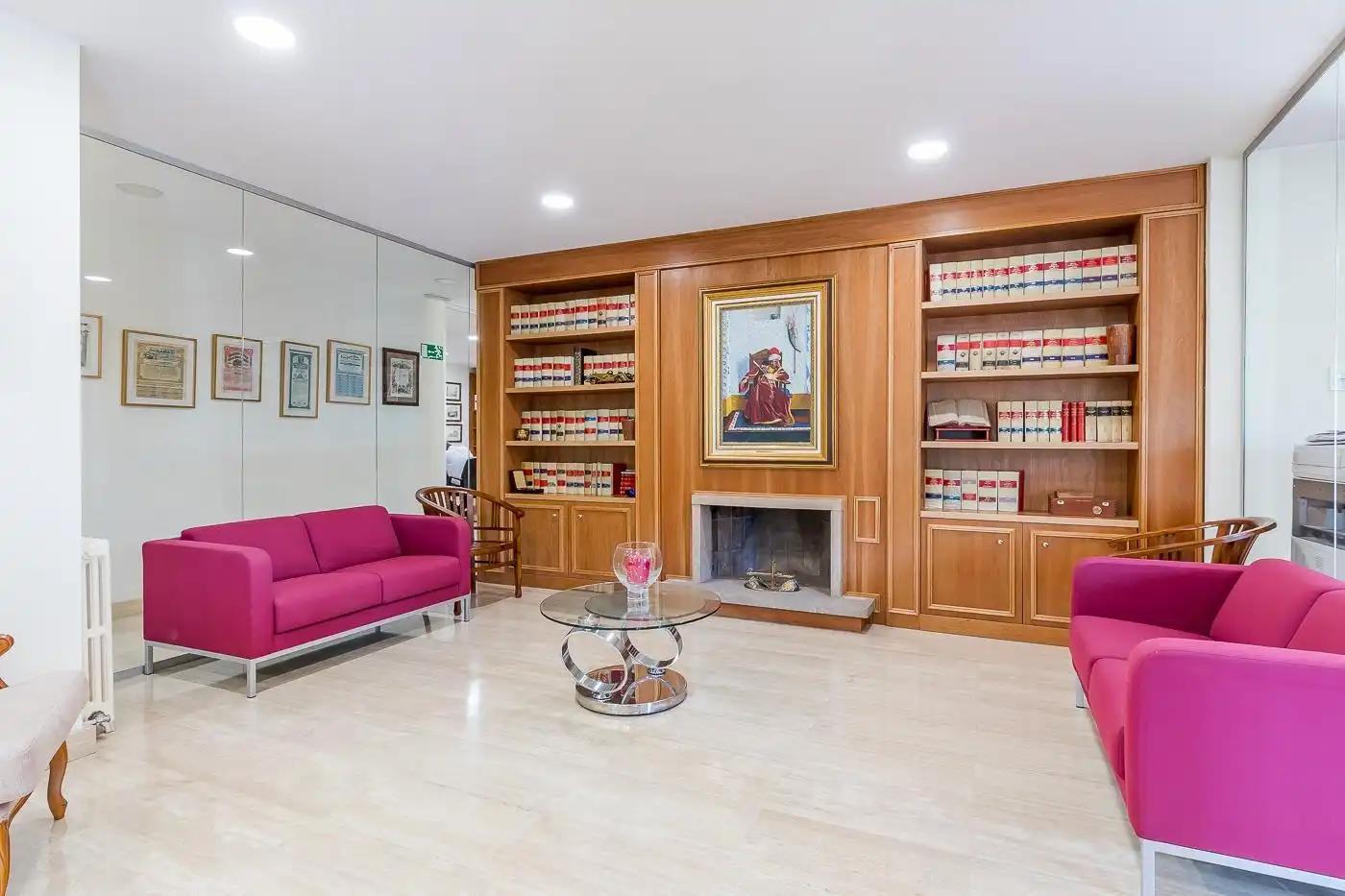 Sala de estar de Oficina de alquiler en Madrid con Aire acondicionado, Calefacción y Terraza