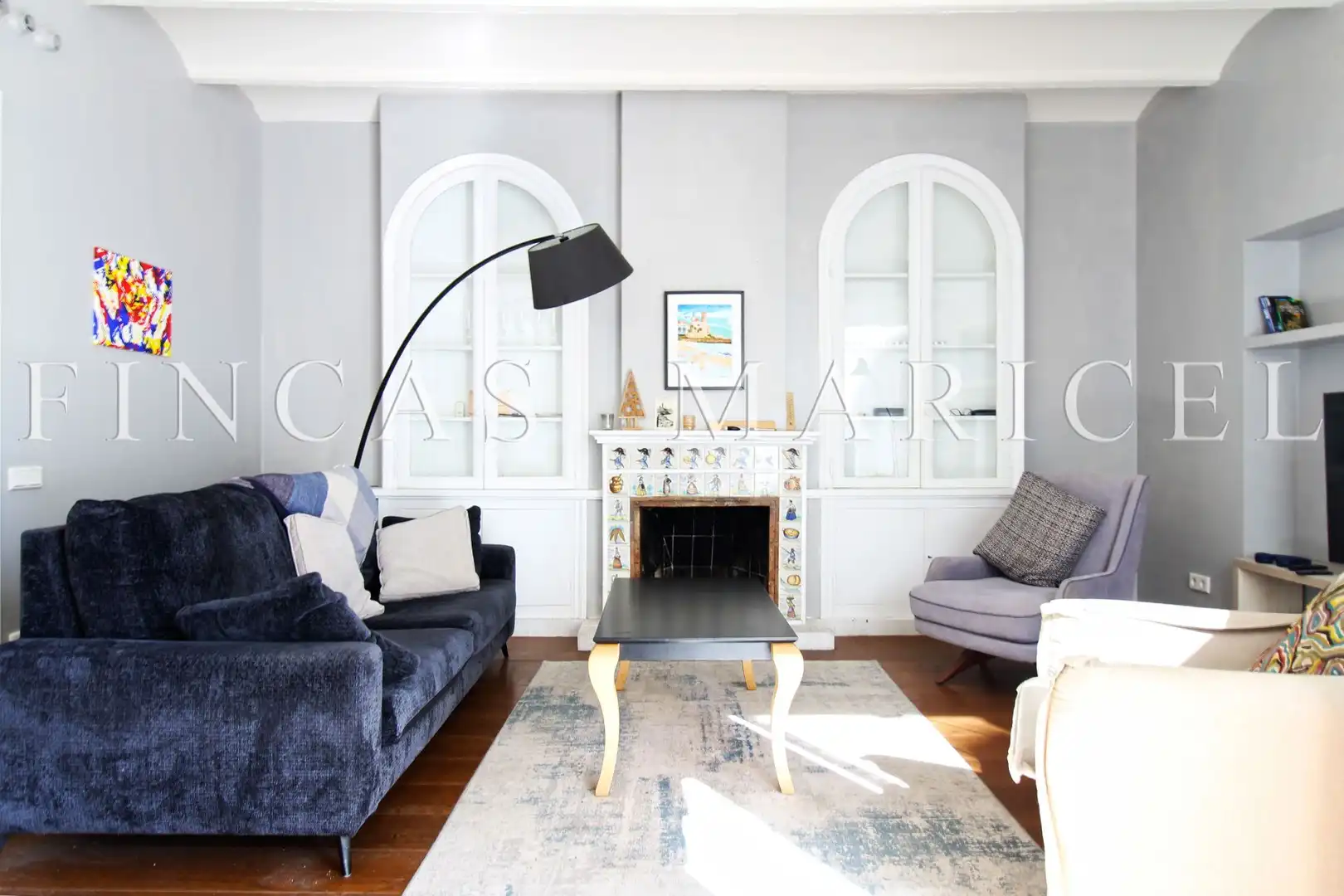Sala d'estar de Pis en venda en Sitges amb Aire condicionat, Calefacció i Terrassa
