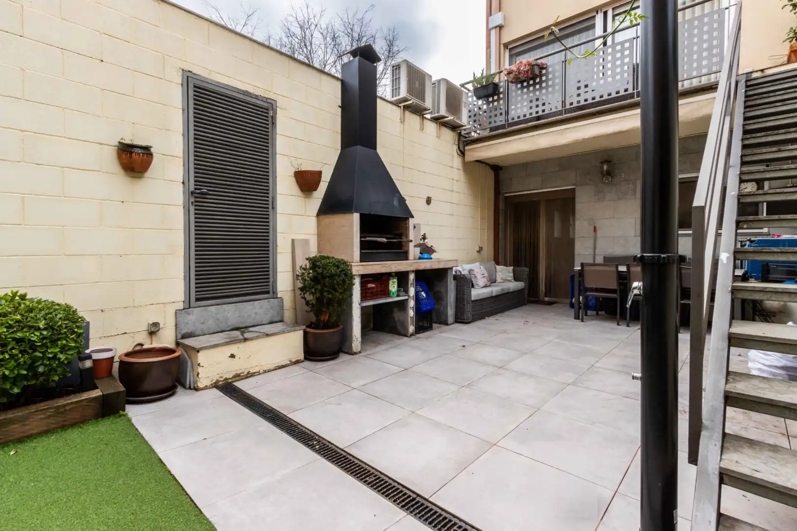 Terrassa de Casa adosada en venda en Castellar del Vallès amb Aire condicionat, Calefacció i Jardí privat