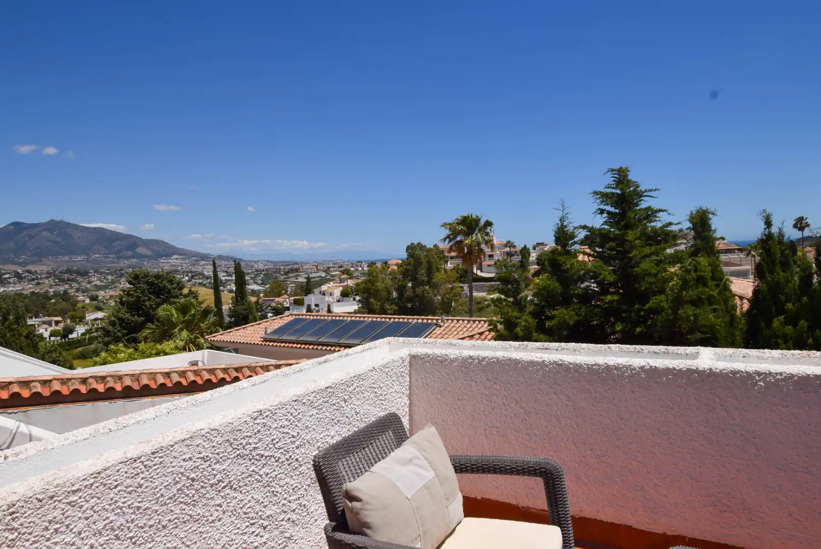 Terrassa de Casa o xalet en venda en Mijas amb Aire condicionat, Jardí privat i Terrassa