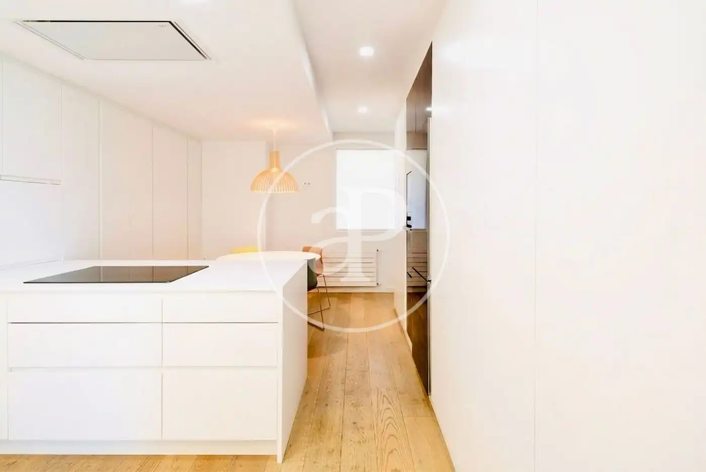 Kitchen of Flat for rent in Valencia  with Heating, Furnished and Balcony