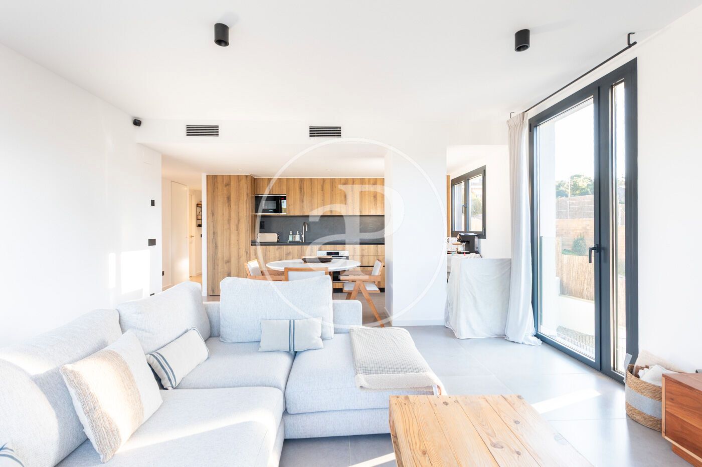 Sala de estar de Piso en venta en Cerdanyola del Vallès con Aire acondicionado, Calefacción y Terraza