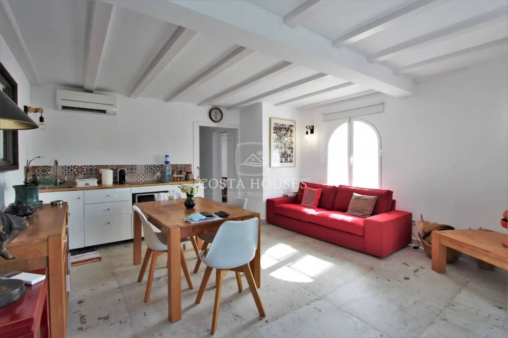 Sala d'estar de Casa o xalet en venda en Jávea / Xàbia amb Aire condicionat, Jardí privat i Terrassa