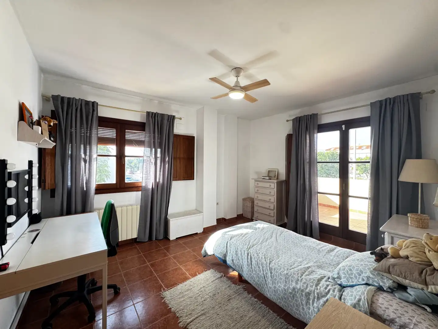 Schlafzimmer von Einfamilien-Reihenhaus zum Verkauf in Canet d'En Berenguer mit Klimaanlage, Heizung und Terrasse