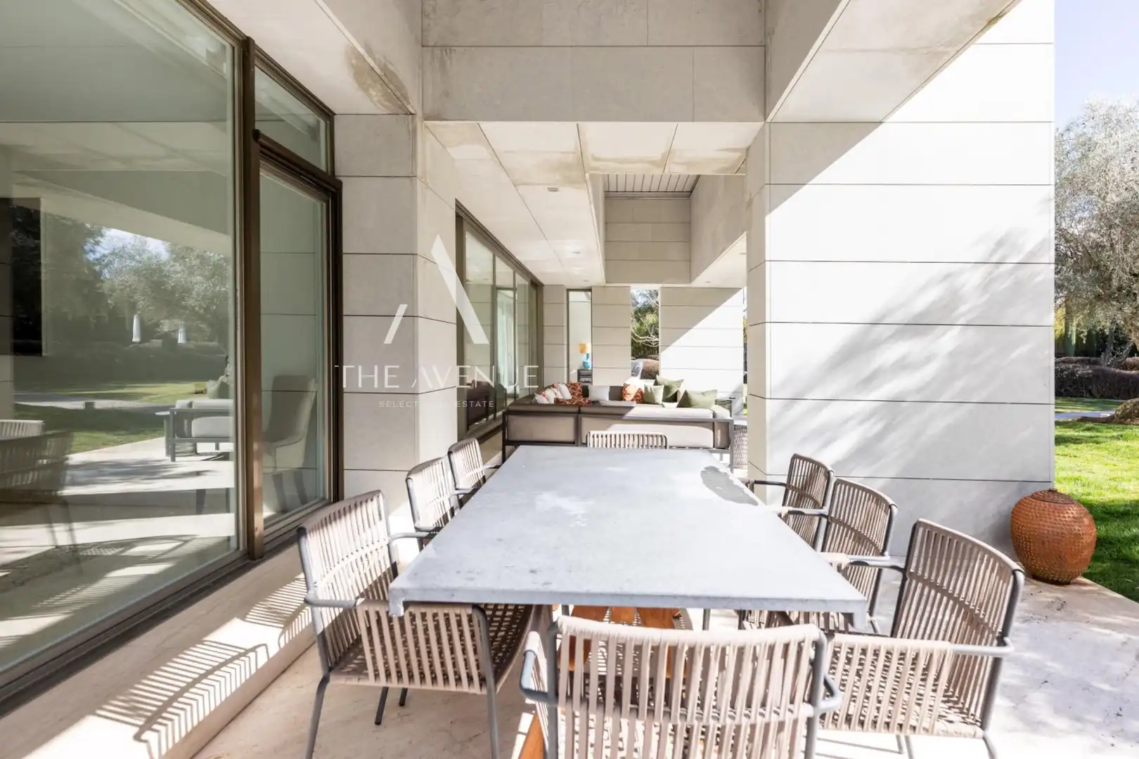 Terrassa de Casa o xalet en venda en Pozuelo de Alarcón amb Aire condicionat, Calefacció i Jardí privat