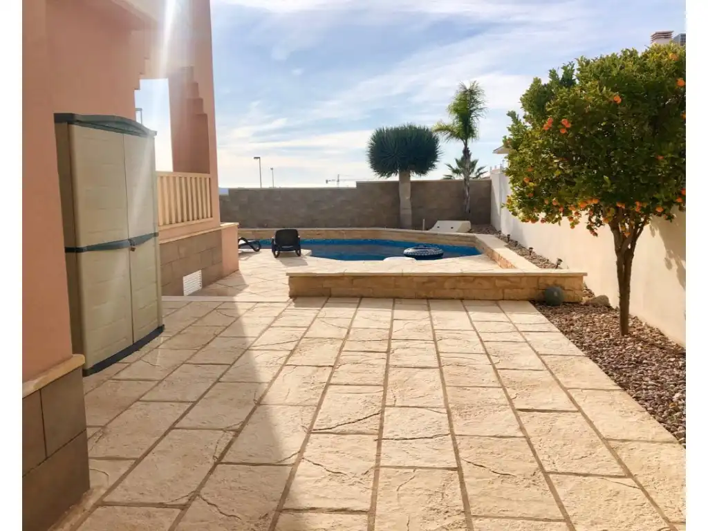 Terrassa de Casa o xalet en venda en Rojales amb Jardí privat, Terrassa i Moblat