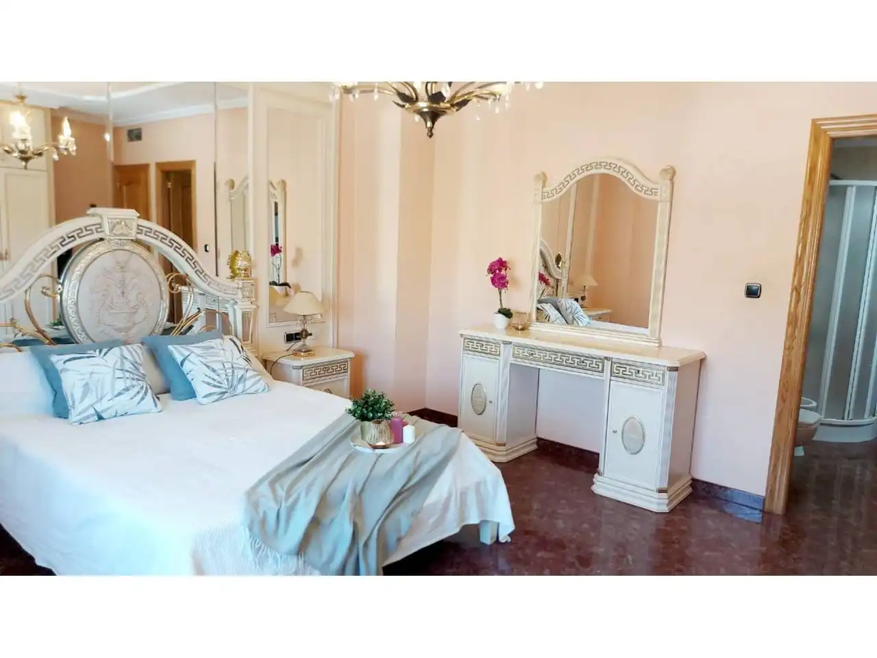 Dormitori de Casa adosada en venda en Molina de Segura amb Aire condicionat, Jardí privat i Terrassa