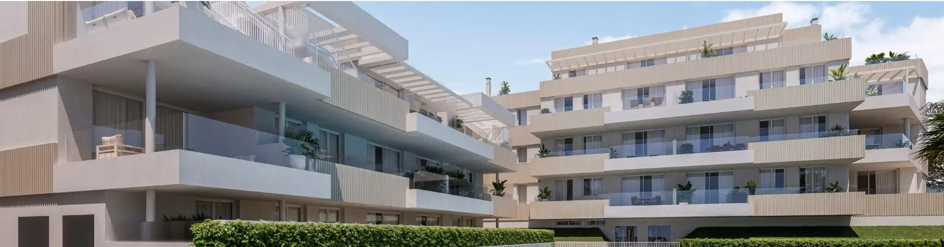 Vista exterior de Apartament en venda en Estepona amb Aire condicionat, Calefacció i Jardí privat