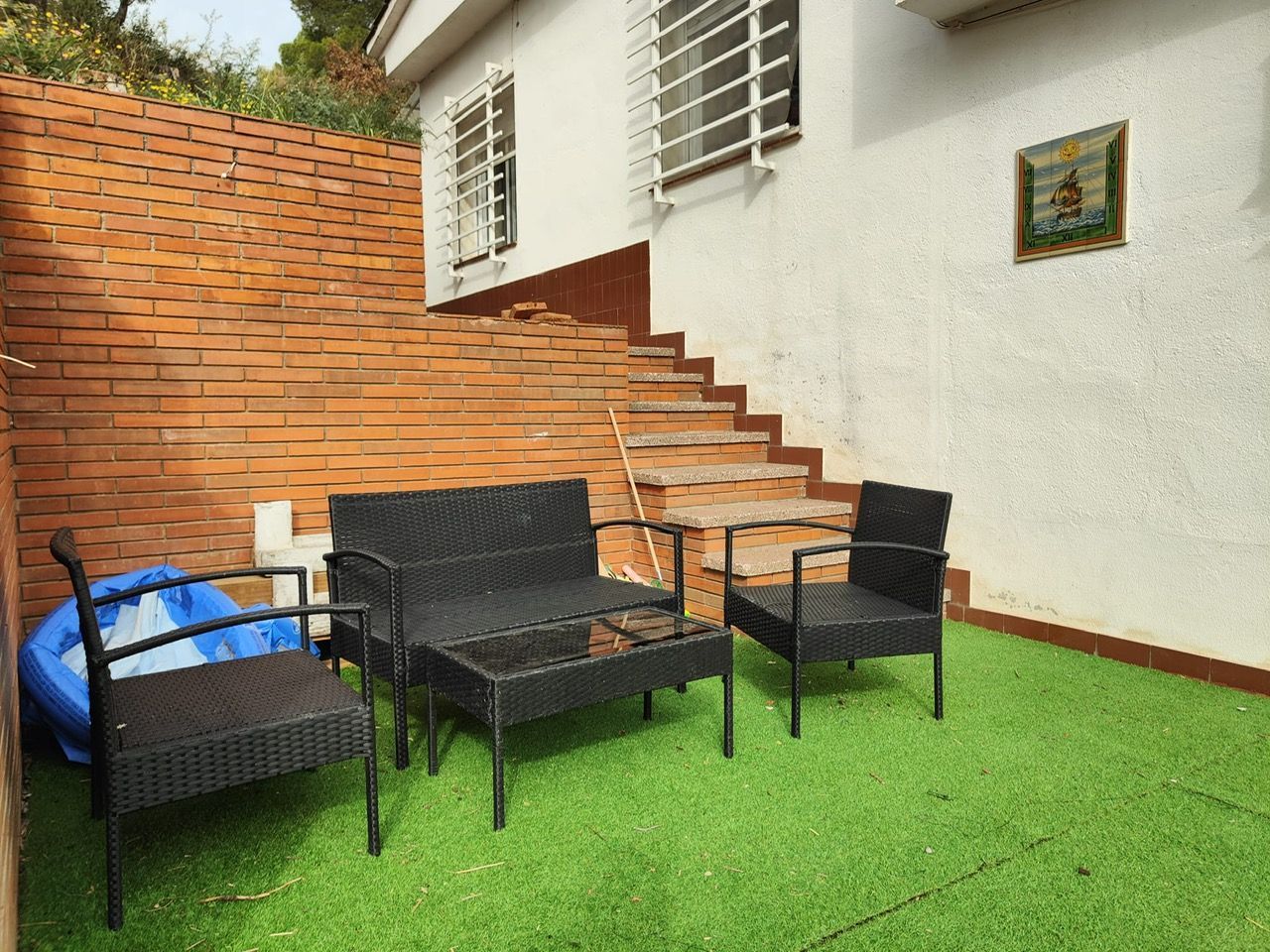 Terrassa de Casa o xalet en venda en Cervelló amb Aire condicionat, Calefacció i Jardí privat