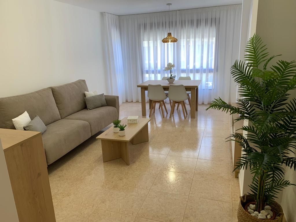 Living room of Flat to rent in Burriana / Borriana  with Air Conditioner, Heating and Terrace