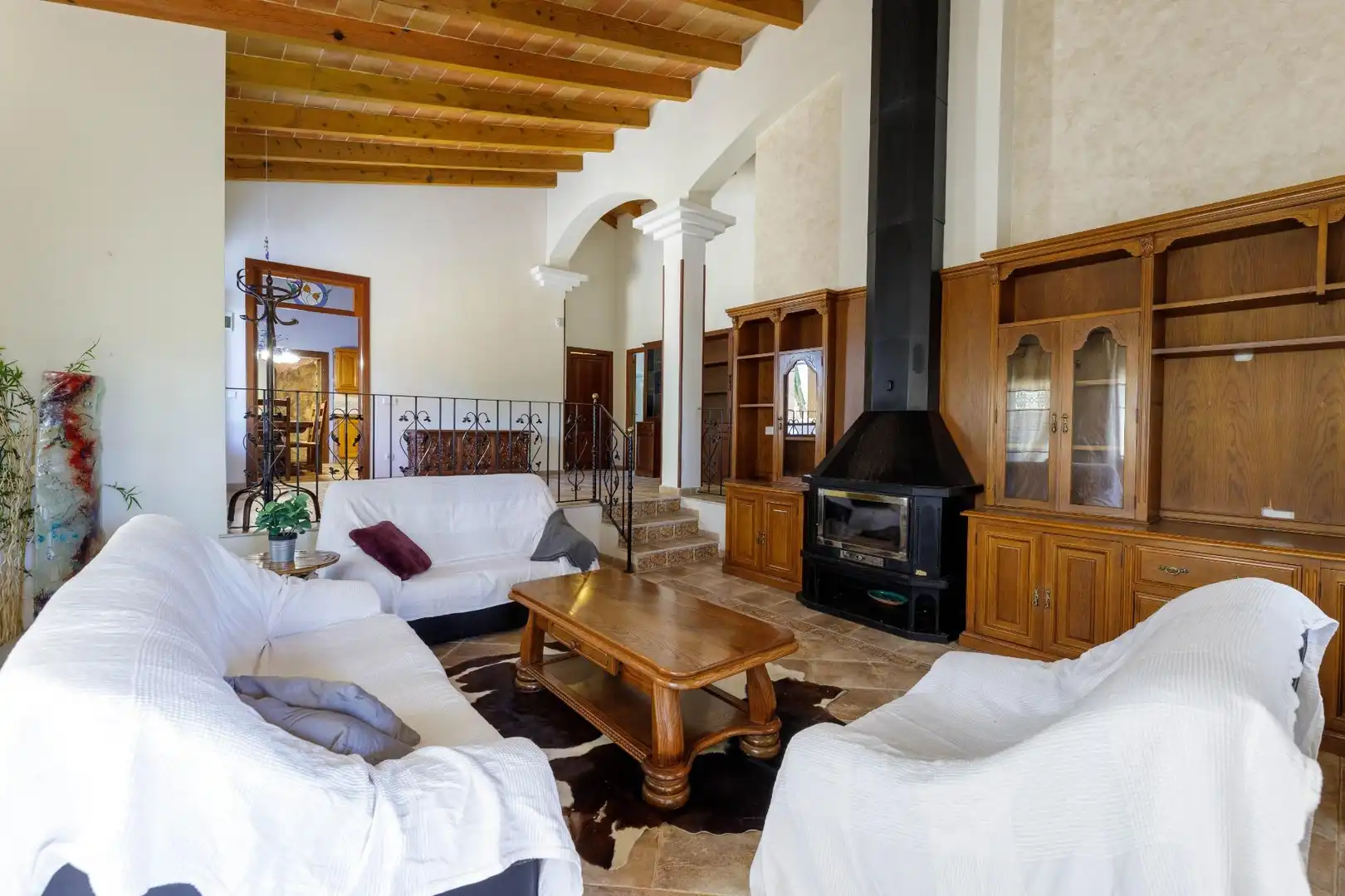 Wohnzimmer von Haus oder Chalet zum Verkauf in Manacor mit Klimaanlage, Privatgarten und Terrasse