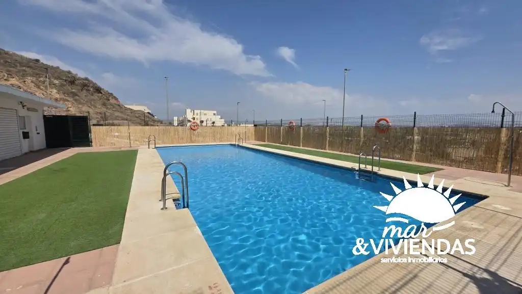 Swimming pool of Duplexes for sale in Garrucha  with Heating, Terrace and Storage room
