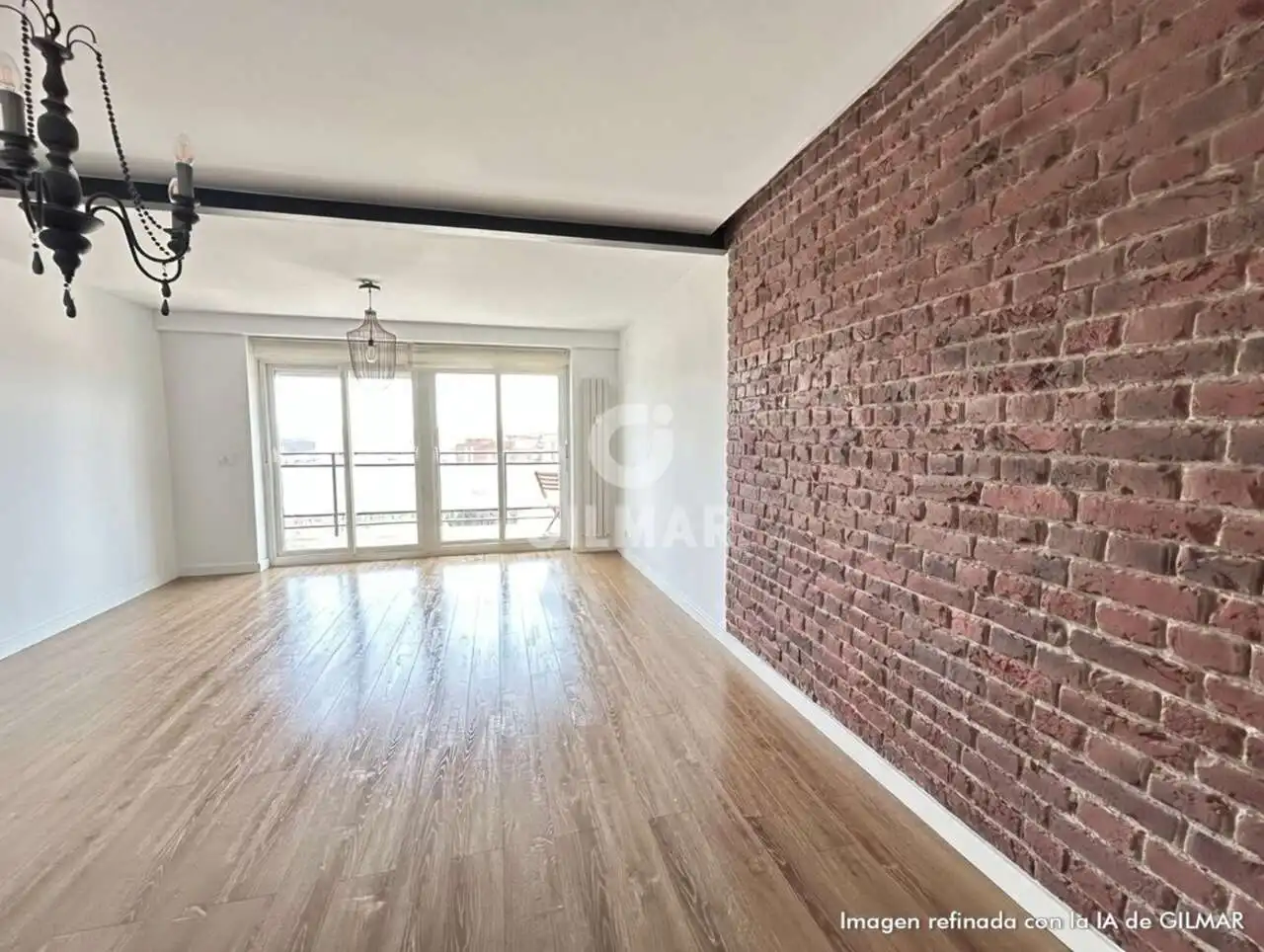 Living room of Flat for rent in Madrid  with Heating and Balcony