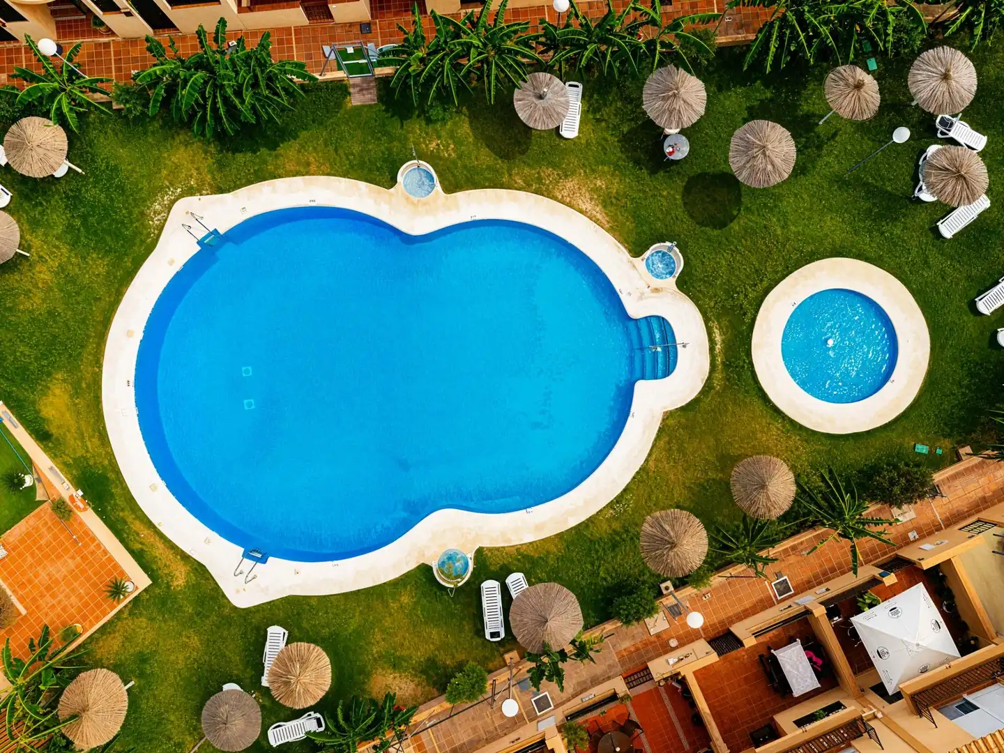 Piscina de Apartamento en venta en Chiclana de la Frontera con Aire acondicionado, Jardín privado y Terraza