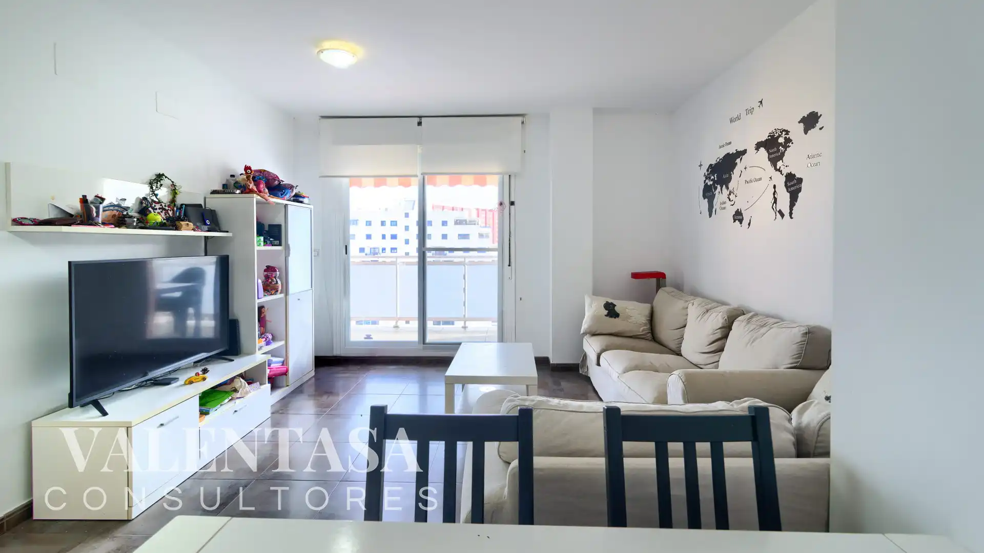 Sala de estar de Piso en venta en La Pobla de Farnals con Aire acondicionado, Jardín privado y Terraza