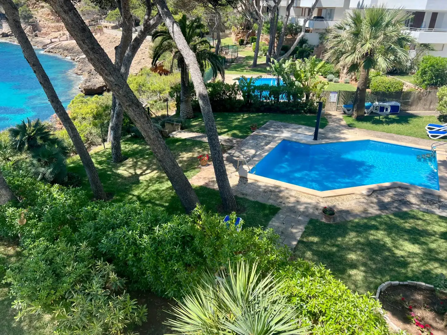 Piscina de Ático de alquiler en Andratx con Aire acondicionado, Calefacción y Jardín privado