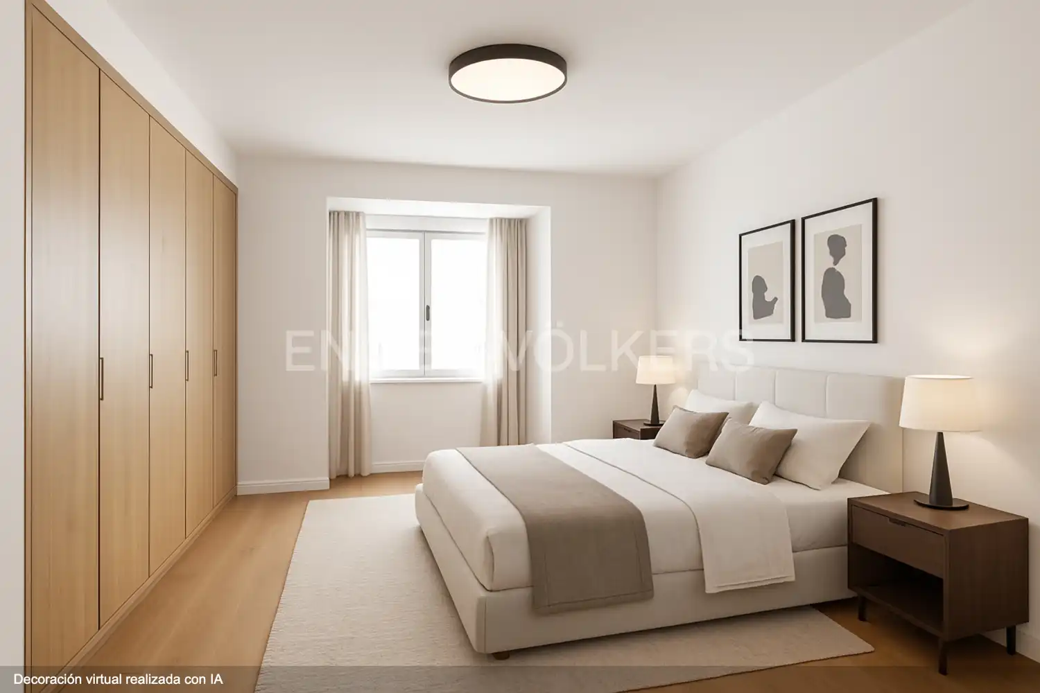 Schlafzimmer von Wohnung zum Verkauf in Valencia mit Klimaanlage und Heizung