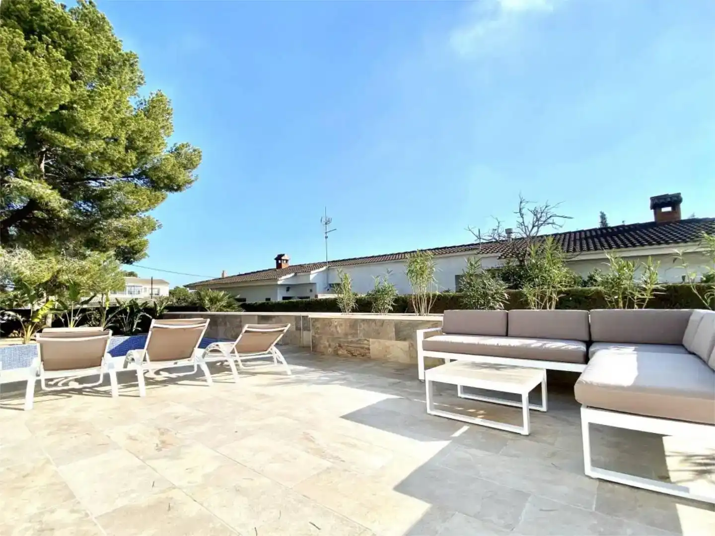 Terrace of Houses for rent in L'Ametlla de Mar   with Air Conditioner, Swimming Pool and Balcony