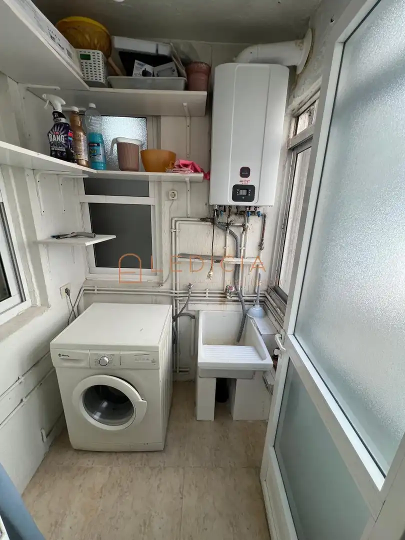 Terraza de Piso de alquiler en Vigo  con Calefacción, Parquet y Amueblado