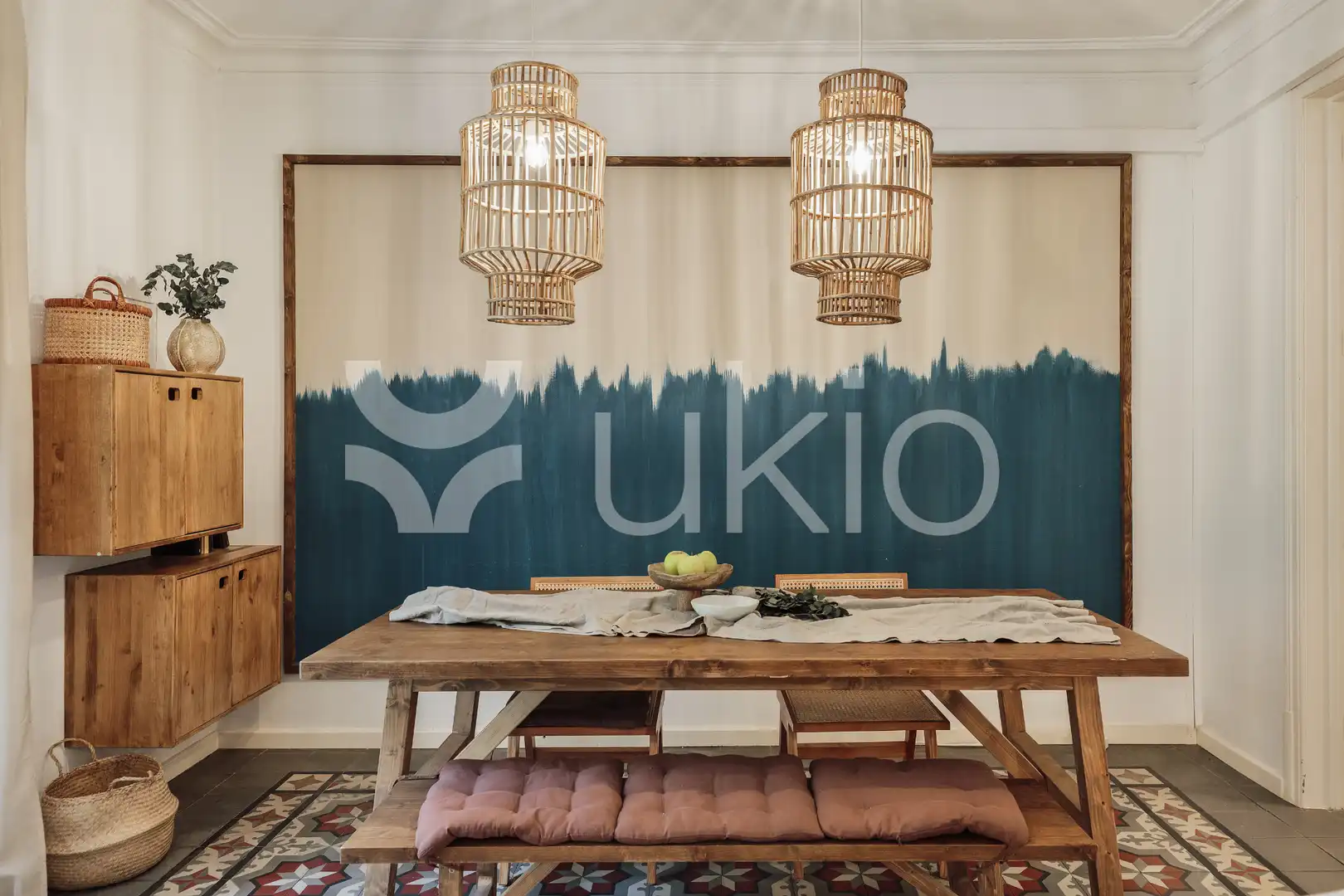 Comedor de Apartamento de alquiler en Barcelona con Calefacción, Amueblado y Horno