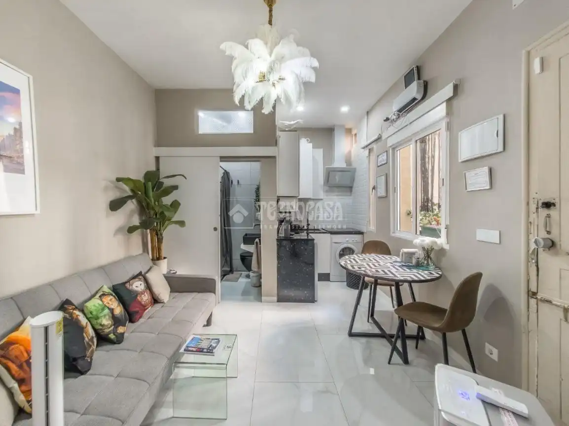 Sala de estar de Piso en venta en Madrid