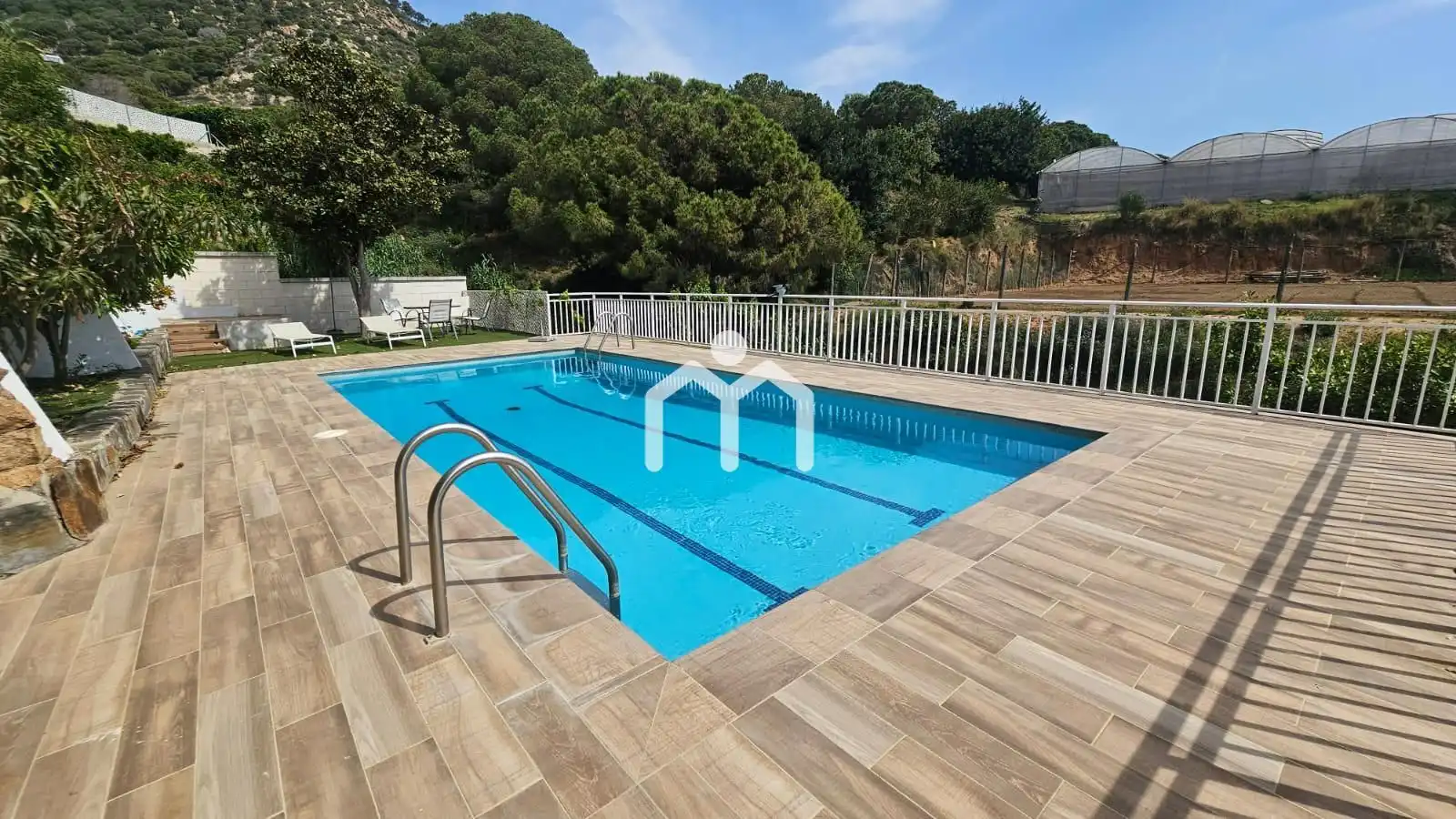 Piscina de Casa o chalet en venta en Cabrils con Calefacción, Parquet y Terraza