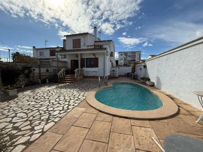 Swimming pool of Single-family semi-detached for sale in L'Escala  with Air Conditioner, Private garden and Terrace