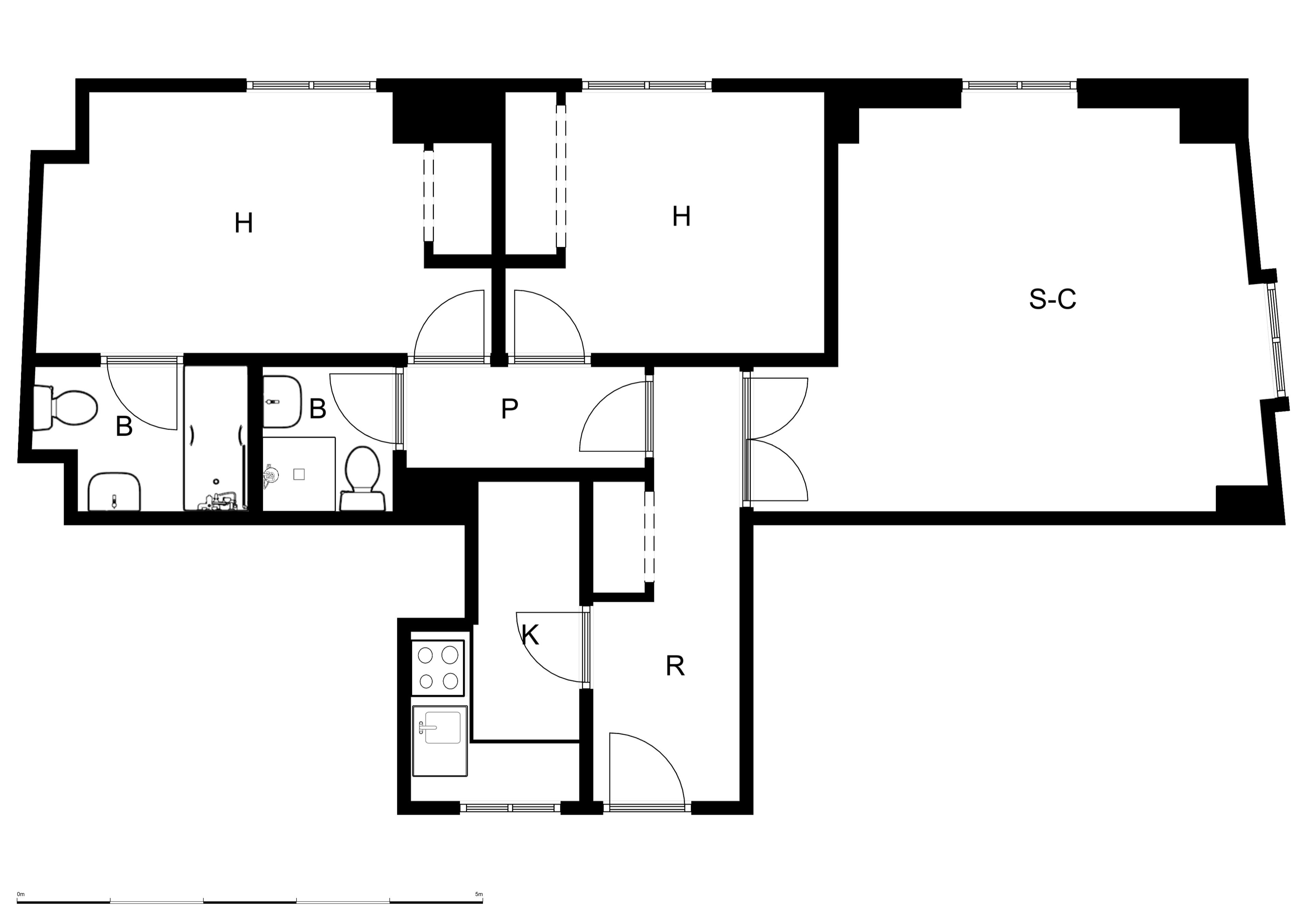 Flat for sale in  Madrid Capital  with Air Conditioner, Heating and Oven