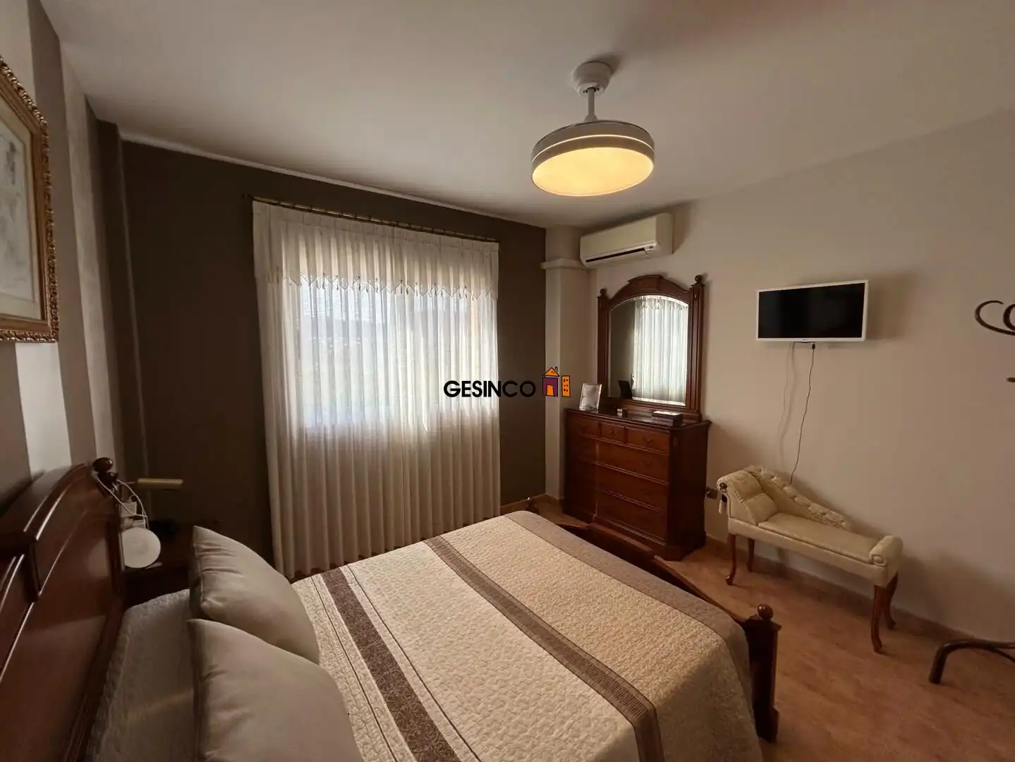 Schlafzimmer von Wohnung zum Verkauf in La Llosa de Ranes mit Klimaanlage, Abstellraum und Balkon