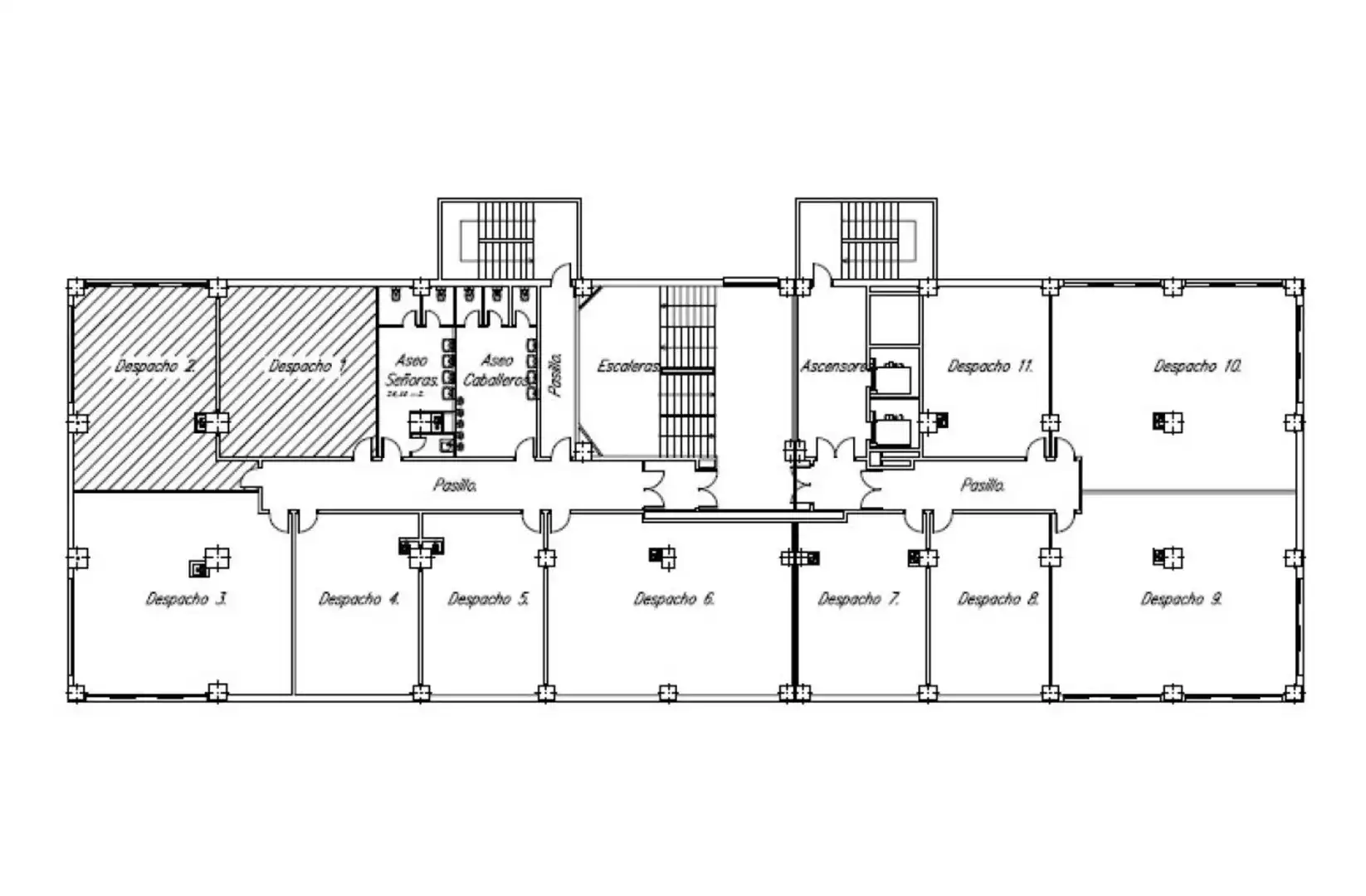 Büro zur Miete in Valencia mit Klimaanlage