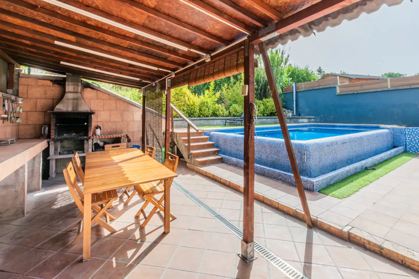 Terrassa de Casa o xalet en venda en Vacarisses amb Aire condicionat, Calefacció i Jardí privat