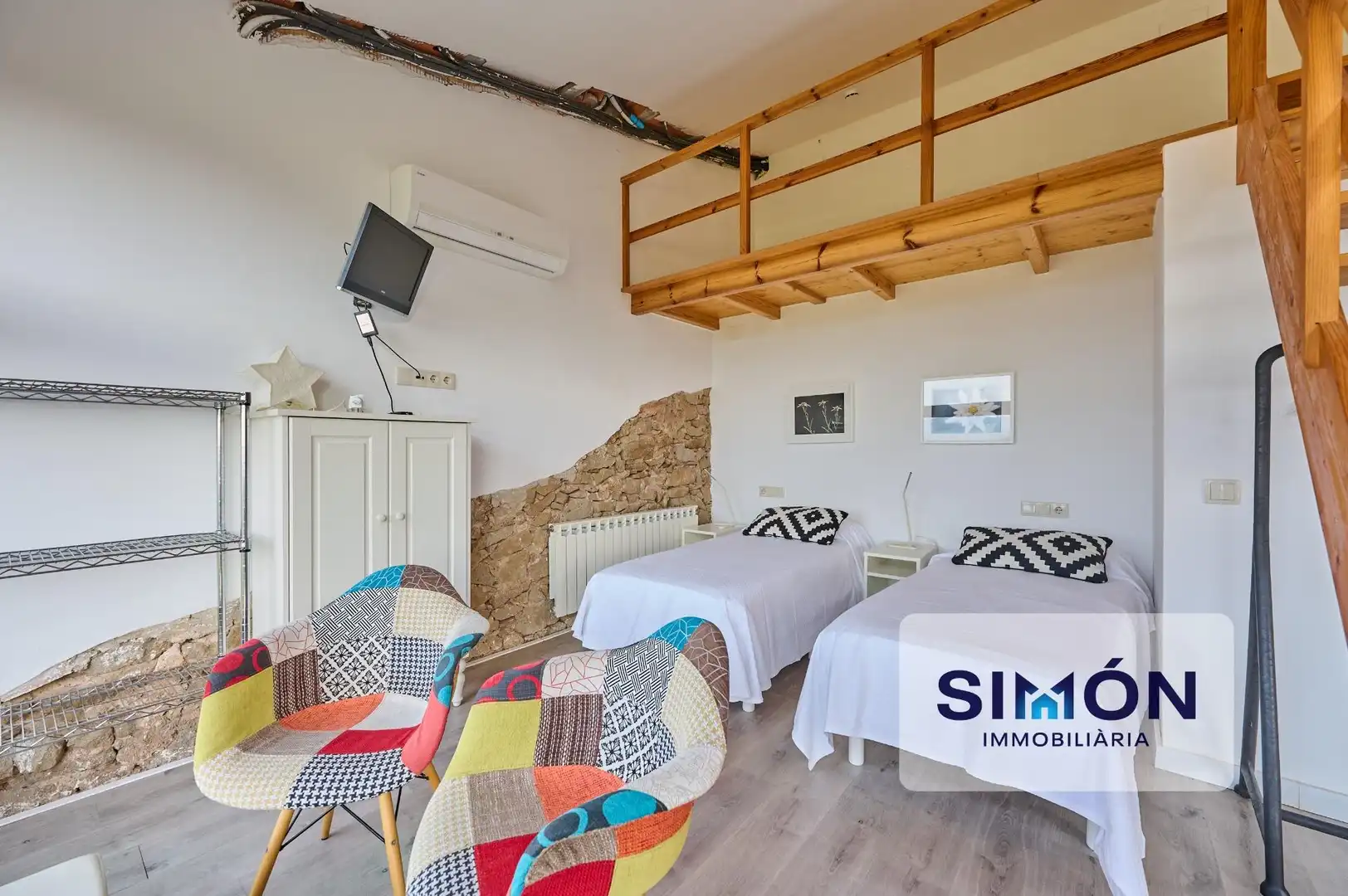 Habitación de Finca rústica en venta en Casserres con Aire acondicionado, Calefacción y Terraza
