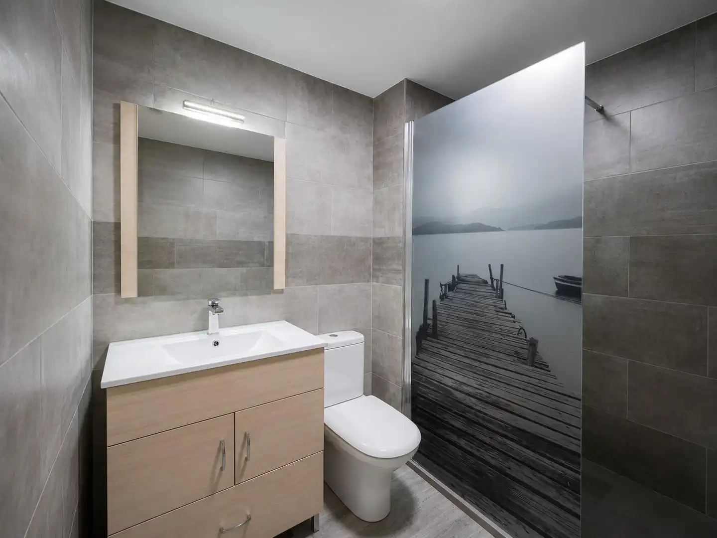 Badezimmer von Maisonette zum Verkauf in Rubí mit Klimaanlage, Heizung und Balkon