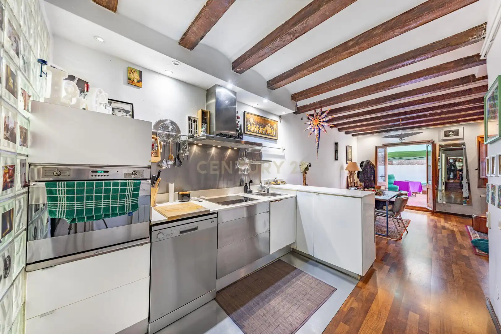 Kitchen of Apartments for sale in Barcelona  with Oven, Washing machine and Microwave
