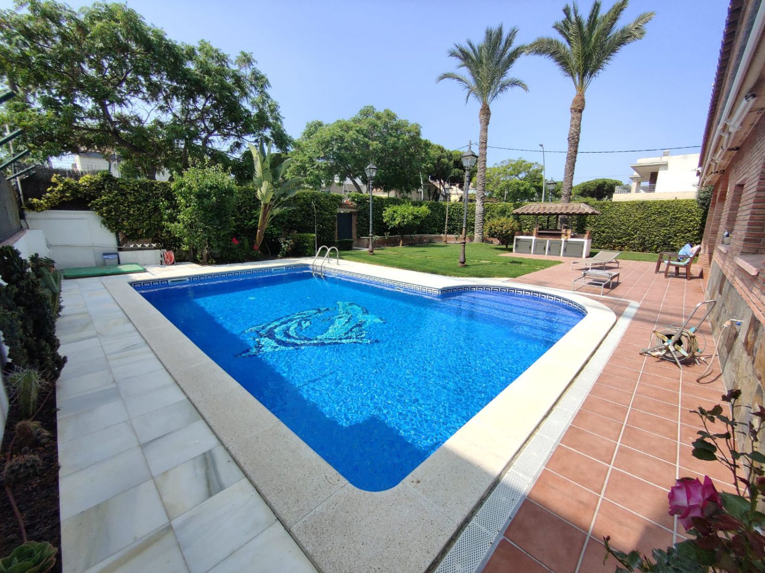 Piscina de Casa o xalet en venda en Castelldefels amb Aire condicionat, Calefacció i Terrassa