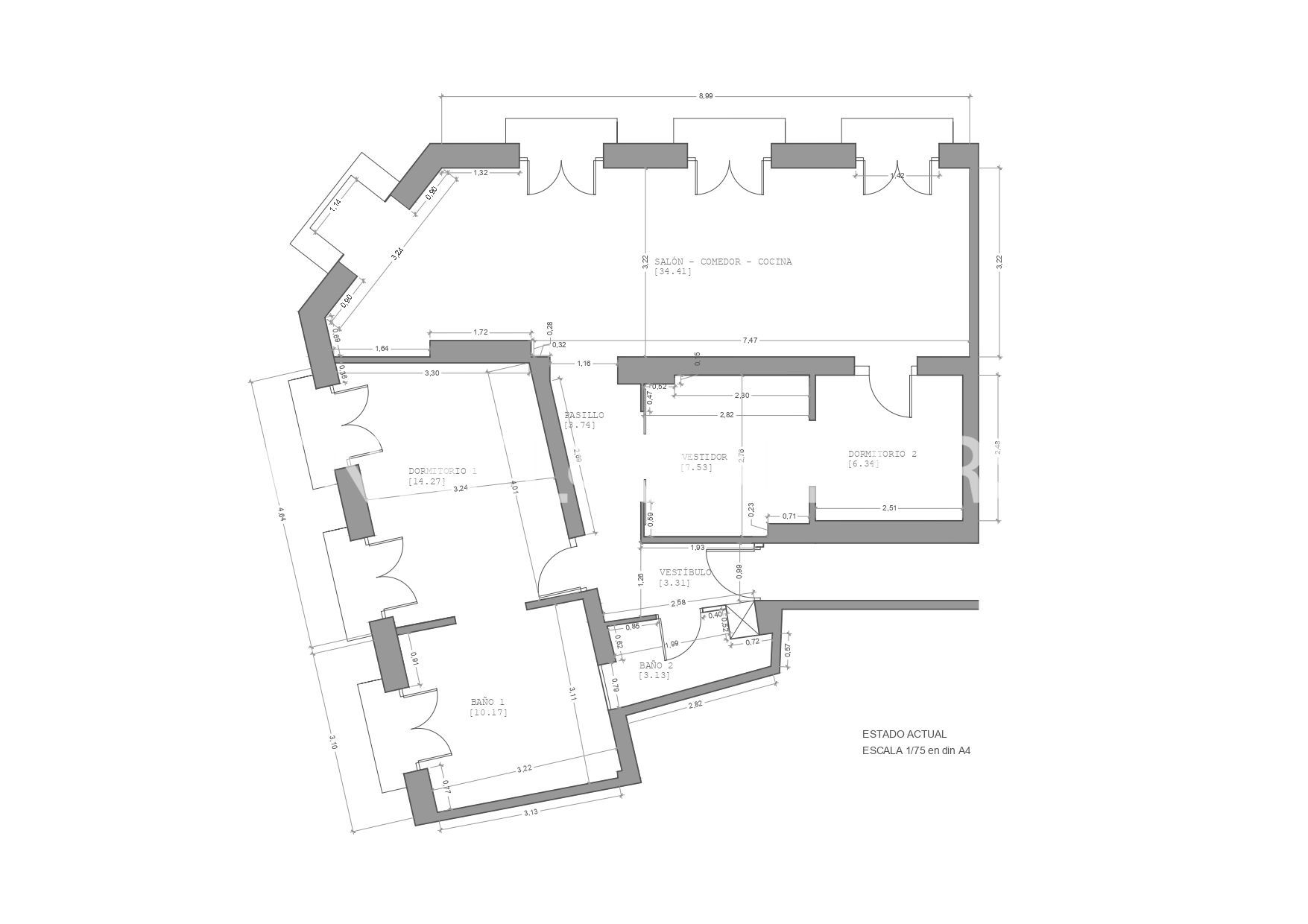 Apartment for sale in  Madrid Capital  with Air Conditioner, Heating and Balcony