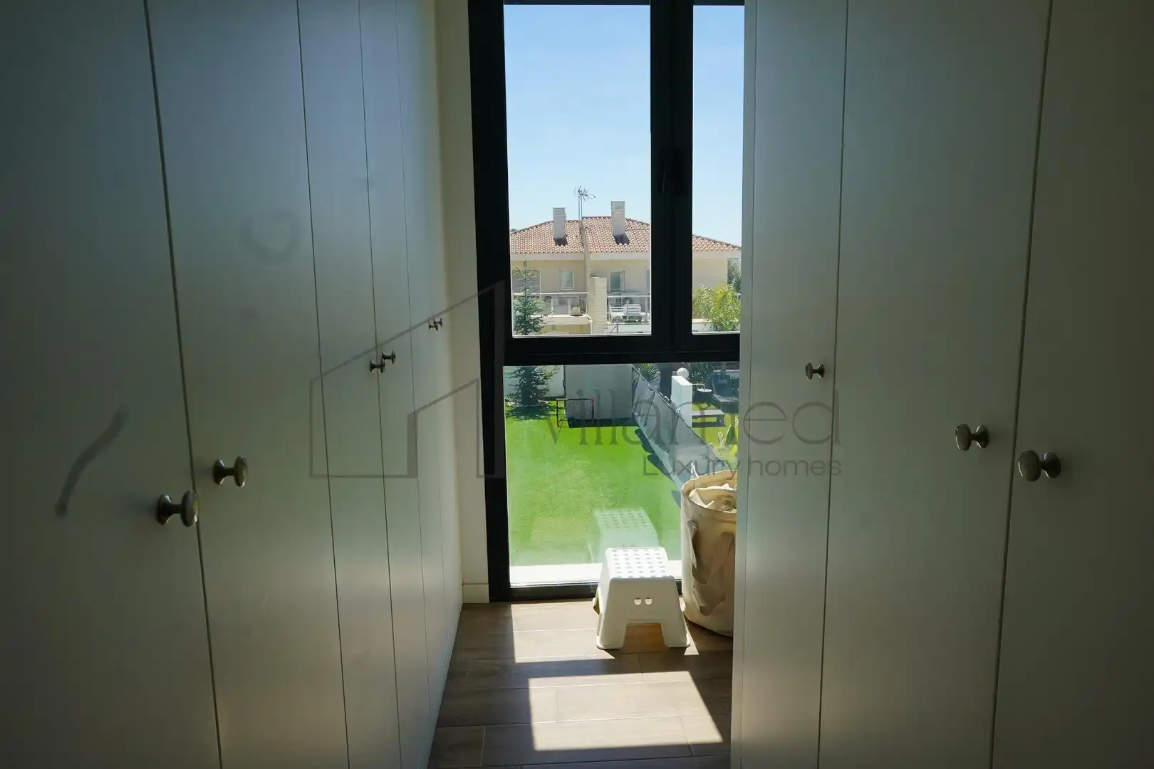 Terraza de Casa adosada de alquiler en San Antonio de Benagéber con Aire acondicionado, Calefacción y Jardín privado