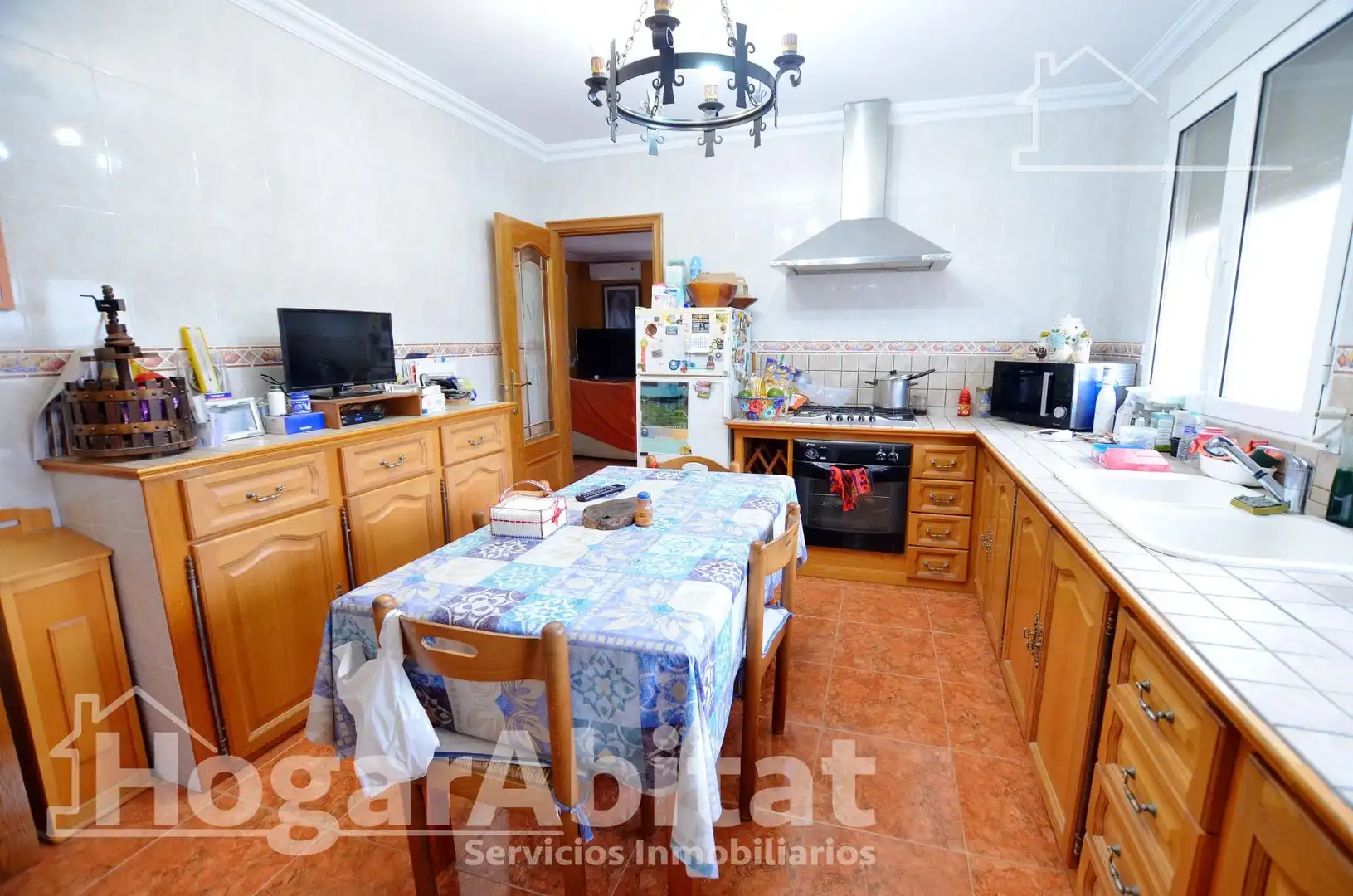 Cocina de Casa o chalet en venta en Alicante / Alacant con Aire acondicionado, Calefacción y Jardín privado