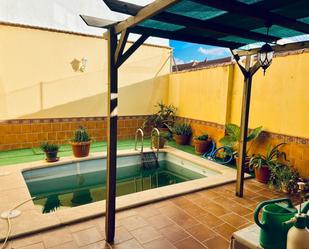 Swimming pool of Single-family semi-detached for sale in Piedrabuena  with Air Conditioner, Terrace and Swimming Pool