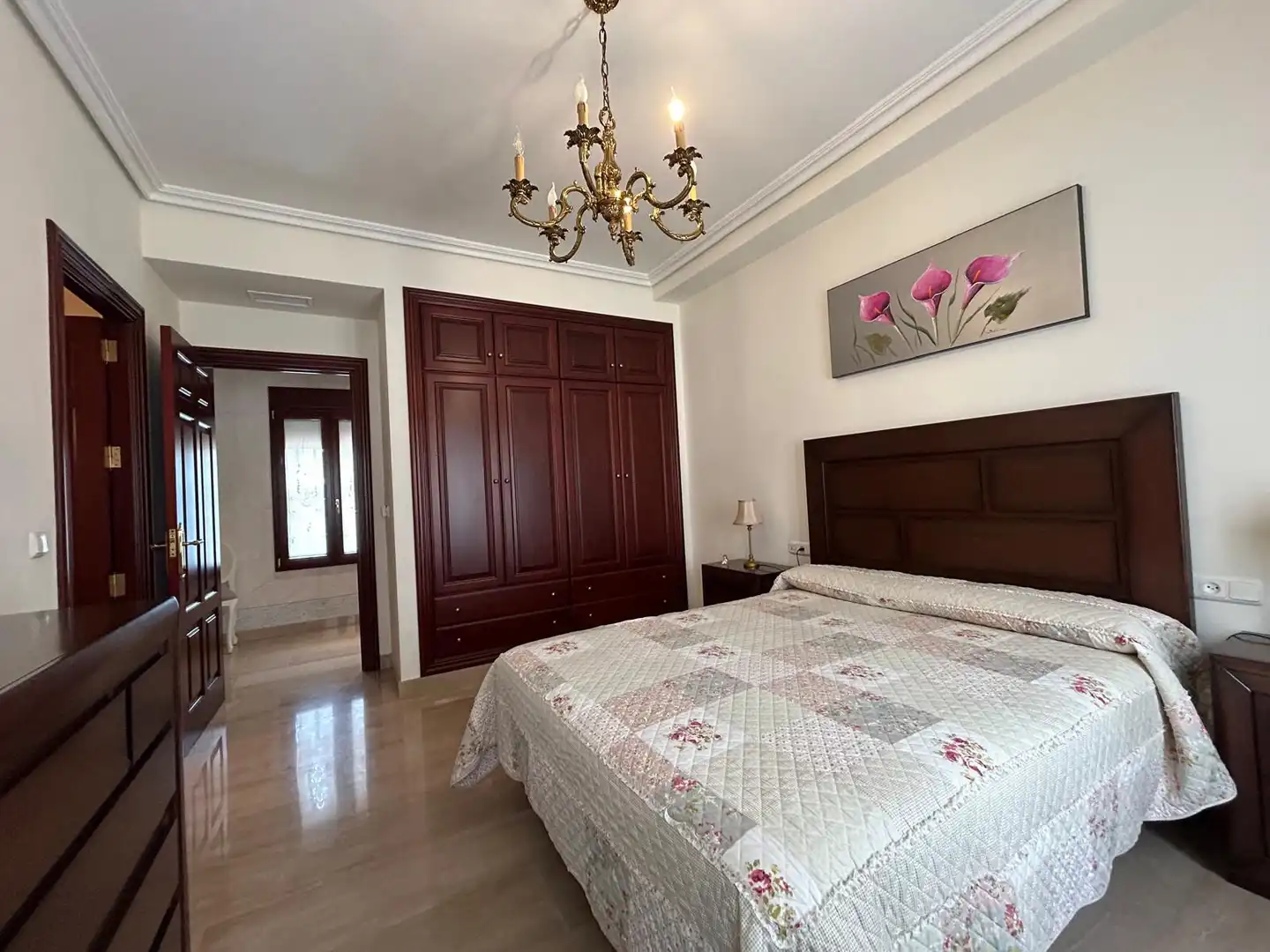 Dormitori de Casa o xalet en venda en Villanueva de los Castillejos amb Aire condicionat, Calefacció i Jardí privat