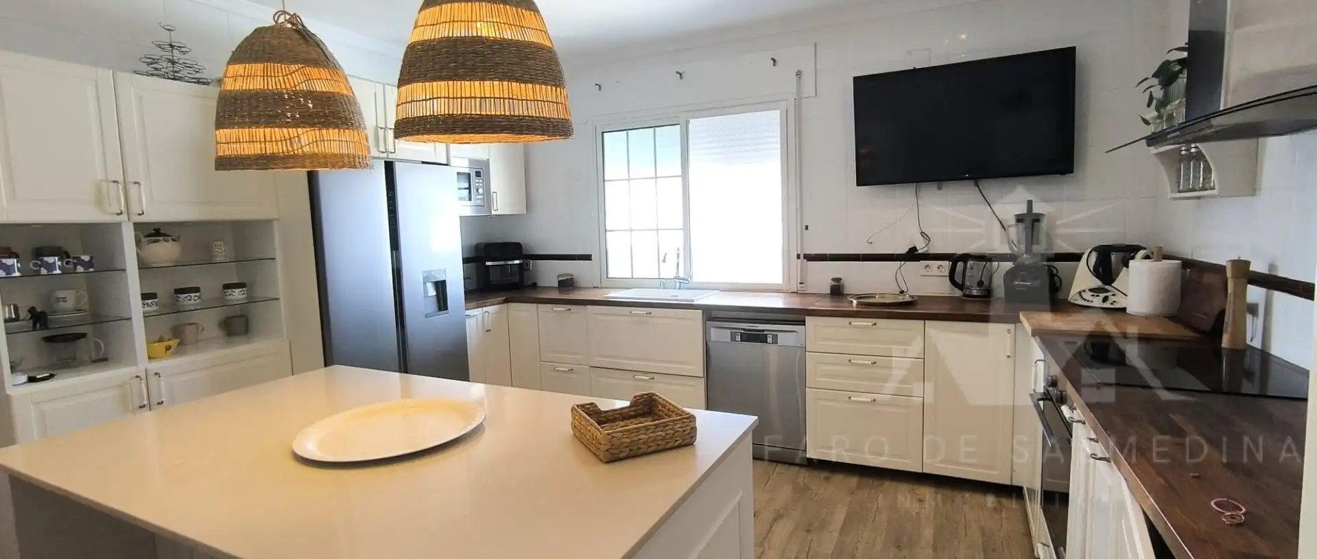 Kitchen of Flat for sale in Rota  with Air Conditioner, Terrace and Furnished