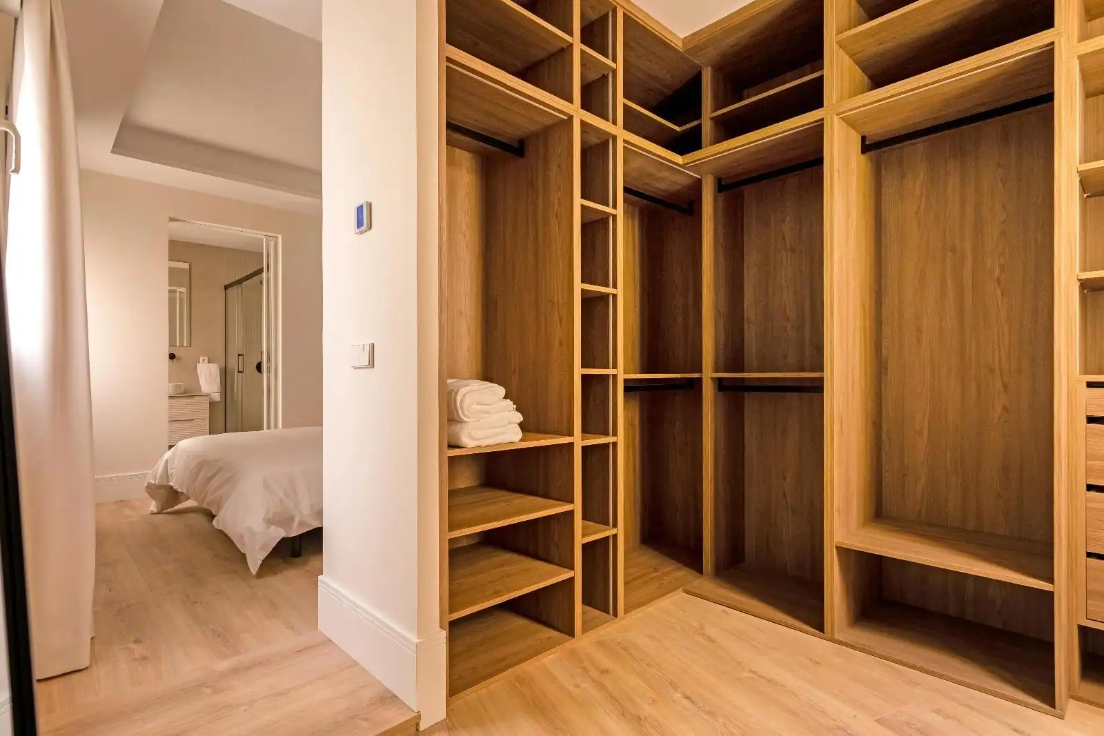 Schlafzimmer von Wohnungen zur Miete in Barrio de Salamanca