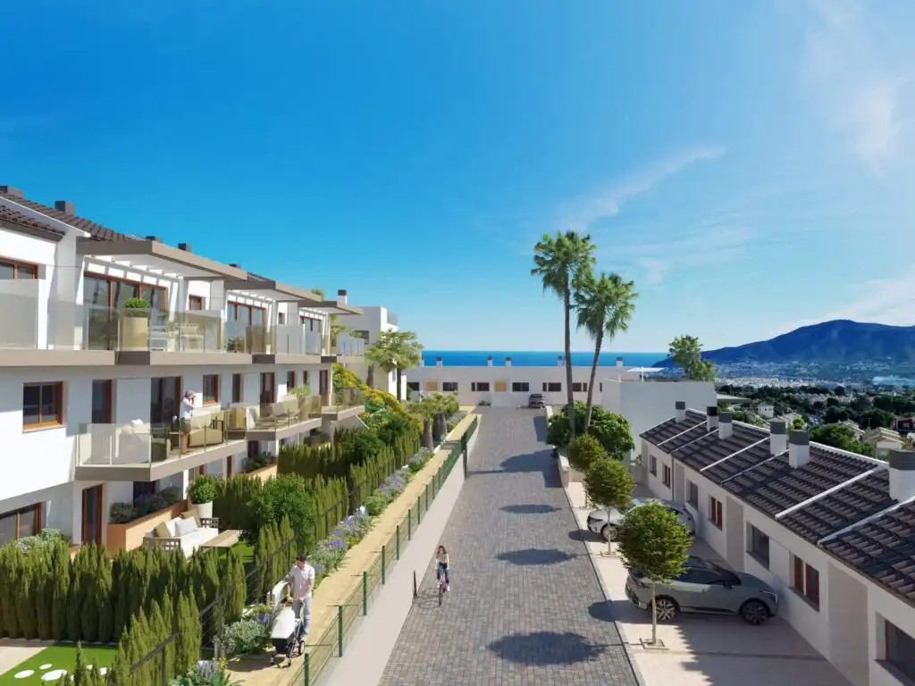 Exterior view of Houses for sale in La Nucia