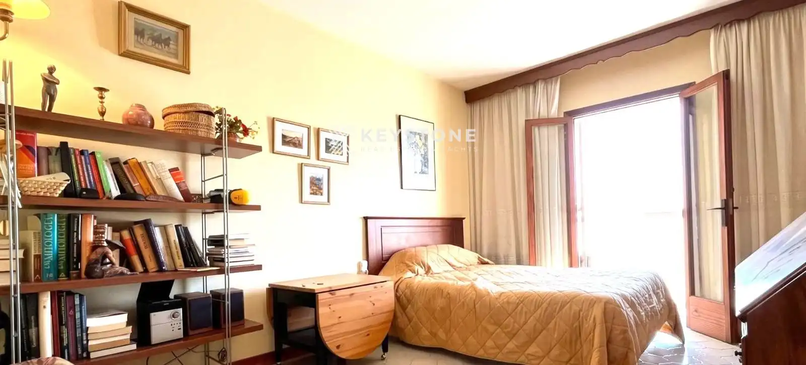 Schlafzimmer von Wohnung zur Miete in  Palma de Mallorca mit Klimaanlage und Terrasse